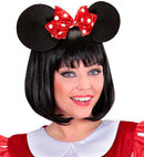 Mouse Ears Headband With Dotted Bow