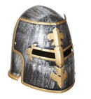 Medieval Knight Helmet With Visor Hard Plastic - Adult Size