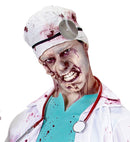 Zombie Make-Up Kit  Liquid Latex 10 Ml, Blood 10 Ml, Black & Grey Pencil 4,8 Ml, Tricolor Makeup 4,5 Ml In Tray, Applicator, 2 Sponges 