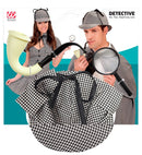 Detective  Hat, Pipe, Magnifyinglens 