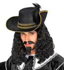 Musketeer Wig, Moustache And Goatee In Box