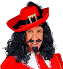 Musketeer Wig, Moustache And Goatee In Box