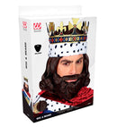 Medieval King Wig & Beard In Box