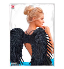 Black Feathered Wings 80X60 Cm
