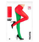 Red/Green Bicolor Pantyhose 40 Den