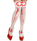 Bloody Thigh Highs Nurse 70 Den
