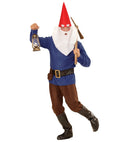 Blue Gnome  Coat, Pants, Belt With Purse, Boot Covers, Hat, Eyebrows And Beard 
