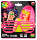 Neon Pink Shutter Glasses