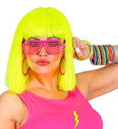 Neon Pink Shutter Glasses