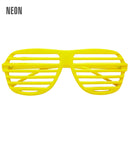 Neon Yellow Shutter Glasses