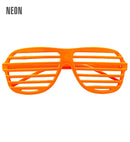 Neon Orange Shutter Glasses