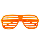 Neon Orange Shutter Glasses