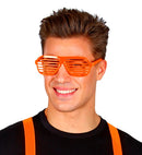 Neon Orange Shutter Glasses