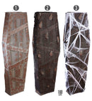 Coffin With Gauze And Spiderweb160 Cm