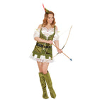 Robin Of Sherwood  Dress, Belt With Purse, Boot Covers, Hat 
