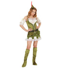 Robin Of Sherwood  Dress, Belt With Purse, Boot Covers, Hat 