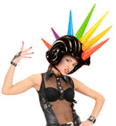 Inflatable Multicolor Spikes Helmet 90 Cm