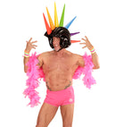 Inflatable Multicolor Spikes Helmet 90 Cm