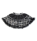 Black/Silver Chequered Sequin Tutu