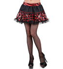 Black/Red Chequered Sequin Tutu