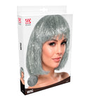 Silver Glitzy Vegas Wig In Box