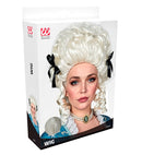 Ivory Colonial Woman Wig In Box