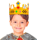 Set Of 6 Paintable Paper Crowns 3 Styles Ass.