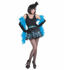 Black/Turquoise Chequered Sequin Tutu
