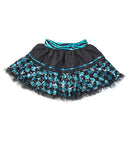 Black/Turquoise Chequered Sequin Tutu