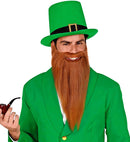 Brown Multicharacter Long Beard With Moustache Comfort Fit
