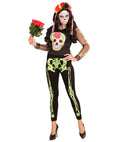Neon Green Skeleton Leggings 75 Den