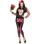 Neon Pink Skeleton Leggings 75 Den