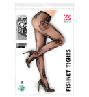 Dia De Los Muertos Skulls Sheer Black Pantyhose 50 Den