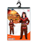 Indian  Overalls, Headband With Feathers 