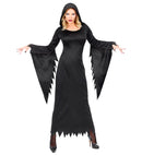 Gothic Queen  Hooded Dress 