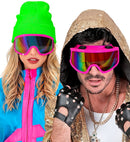 Goggles Après-Ski Winter Party Festival Neon Pink