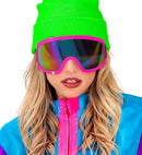 Goggles Après-Ski Winter Party Festival Neon Pink