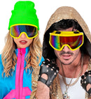 Goggles Après-Ski Winter Party Festival Neon Yellow