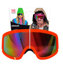 Goggles Après-Ski Winter Party Festival Neon Orange