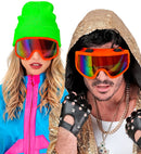 Goggles Après-Ski Winter Party Festival Neon Orange