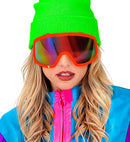 Goggles Après-Ski Winter Party Festival Neon Orange