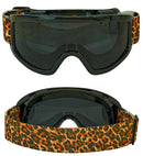 Goggles Après-Ski Winter Party Festival Animalier Leopard