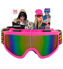 Goggles Après-Ski Winter Party Festival Animalier Tiger Rainbow