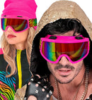 Goggles Après-Ski Winter Party Festival Animalier Tiger Rainbow