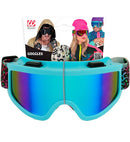 Goggles Après-Ski Winter Party Festival Animalier Leopard Rainbow