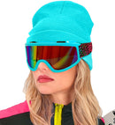 Goggles Après-Ski Winter Party Festival Animalier Leopard Rainbow