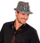 Multicolor Polka Dots Sequined Fedora