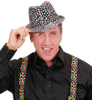 Multicolor Polka Dots Sequined Fedora