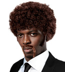 Pulp Afro Wig With Moustache And Sideburns In Box