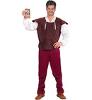 Tavern-Keeper  Shirt With Vest, Pants, Leg Ties 